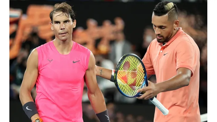 Nick Kyrgios le deseó una pronta recuperación a Rafa Nadal.