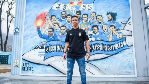 Diego Buonanotte en su primer día con el Sporting Cristal