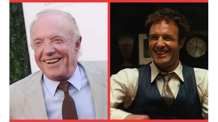 James Caan en una de sus fotos recientes y el actor en El Padrino.