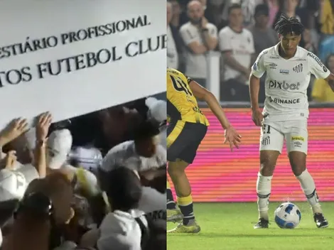 Hinchas del Santos vuelven a dejar la escoba tras eliminación