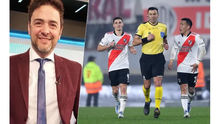 JuanJo Buscalia respaldó a Roberto Tobar por la polémica mano de River Plate ante Vélez