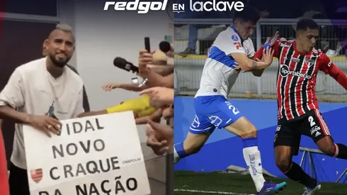 Universidad Católica está en Brasil para enfrentar a Sao Paulo en la revancha de octavos de final de la Copa Sudamericana, y Arturo Vidal llegó a Río de Janeiro para ser parte de Flamengo.