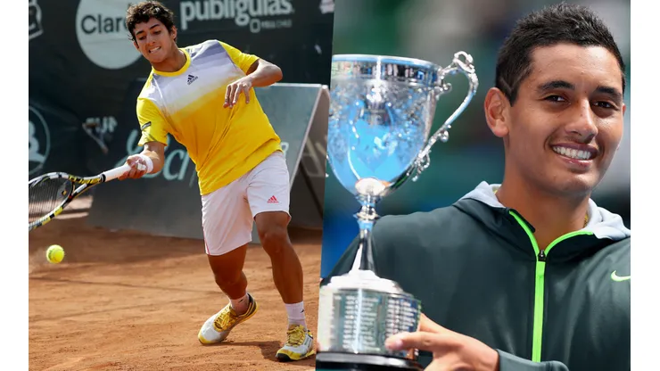 Tanto Garin como Kyrgios se lucieron en su época de juveniles.