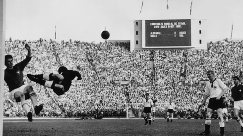 El partido entre Suiza y Alemania en el Mundial de 1962