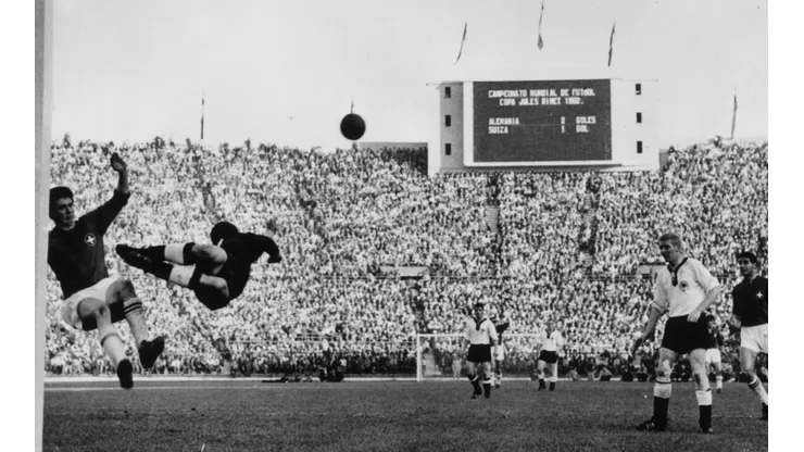 El partido entre Suiza y Alemania en el Mundial de 1962