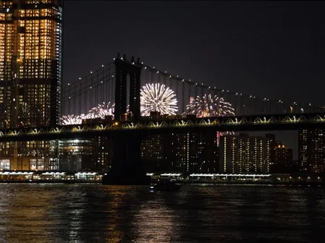 ¿Dónde y a qué hora puedo ver online el espectáculo de fuegos artificiales en Nueva York?