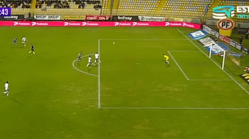 Matías Campos López anotó un golazo ante Colo Colo