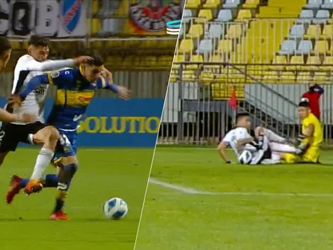 ¡Colo Colo sufre! Rojas expulsado y el VAR descarta penal a Everton