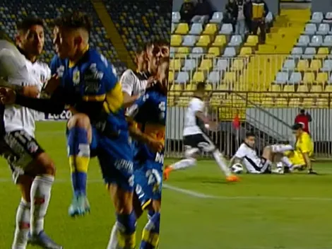 Polémica: mano de Everton: penal; mano de Colo Colo: no penal