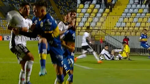 Medina y Zaldivia protagonizaron las jugadas polémicas del empate entre Everton y Colo Colo en Viña del Mar