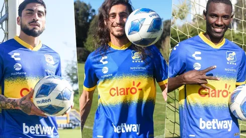 Los tres refuerzos de Everton fueron convocados a solo horas de llegar