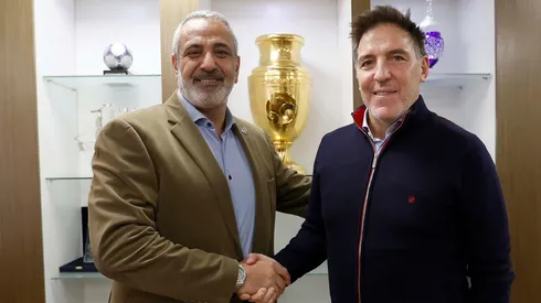 Eduardo Berizzo, el DT de La Roja, tuvo una reunión con Pablo Milad, presidente de la ANFP.