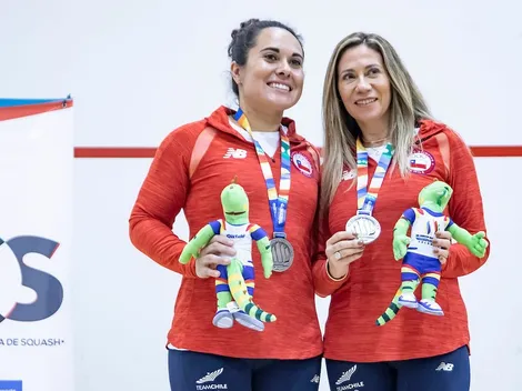 La dupla de squash obtuvo medalla de plata en Colombia