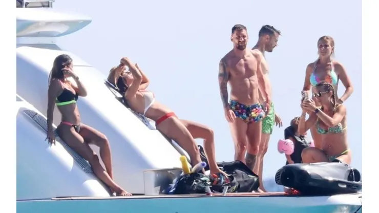 Messi disfruta la vida en Islas Baleares
