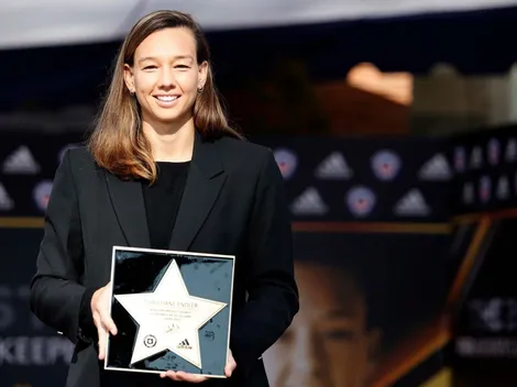 La estrella de Tiane en el paseo de la fama