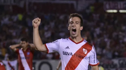 Andrada con la camiseta de River Plate en 2013