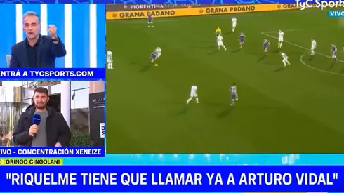 Cingolani urgió a Riquelme para que llame a Vidal