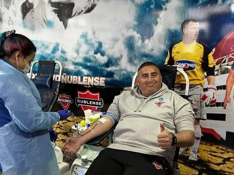 Plantel de Ñublense participa en campaña para donar sangre