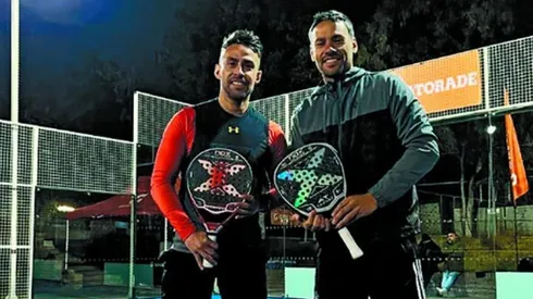 Jorge y Claudio Valdivia hacen pareja en torneos de pádel.