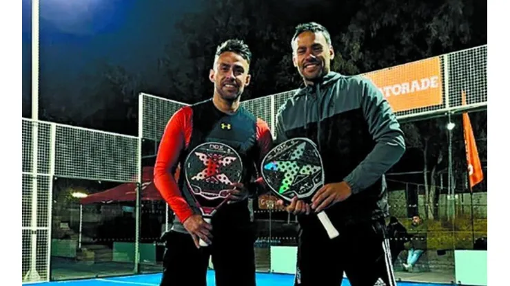 Jorge y Claudio Valdivia hacen pareja en torneos de pádel.