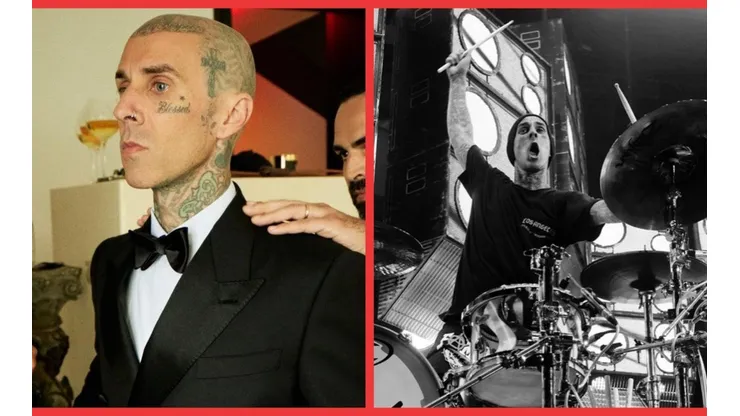 Travis Barker es conocido por ser el baterista de Blink-182.