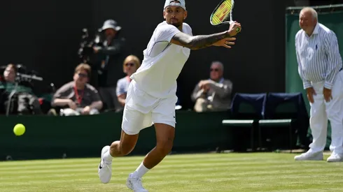 Kyrgios una vez más llamó la atención por actitudes lejanas a lo estrictamente relacionado con el tenis.