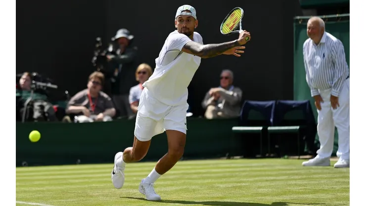 Kyrgios una vez más llamó la atención por actitudes lejanas a lo estrictamente relacionado con el tenis.