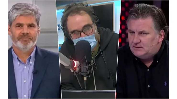 Carlos Costas, director de Radio ADN, leyó el comunicado.