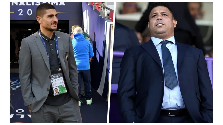 Marco Verratti y Ronaldo se vieron amargados por el mismo incidente.