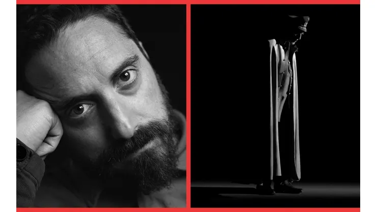 Pablo Larraín junto a la primera imagen de El Conde, de Netflix.