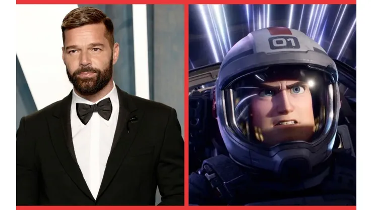 Ricky Martin y una escena de Lightyear.