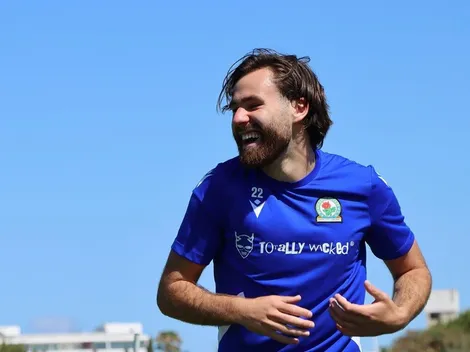 Brereton se integra sonriente a las prácticas de Blackburn