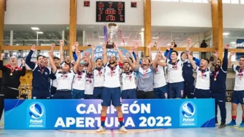 Deportes Recoleta levantó el título del Futsal Primera en San Ramón.