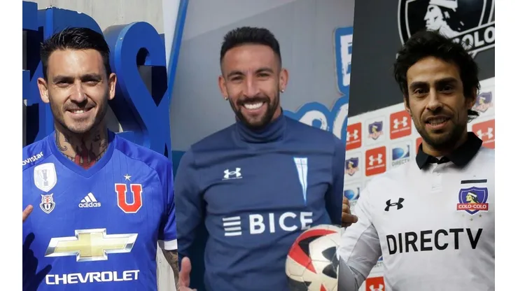 Mauricio Pinilla, Mauricio Isla y Jorge Valdivia han sido algunos de los grandes regresos de los útimos años en el fútbol chileno