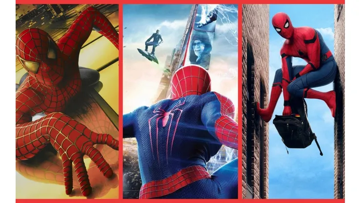 Tobey Maguire, Andrew Garfield y Tom Holland, las distintas versiones de Spider-Man, llegarán a Disney+.