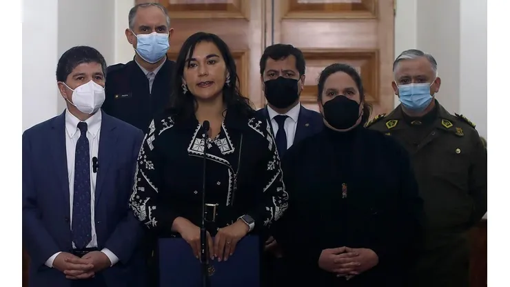 La ministra Izkia Siches encabezó la reunión de análisis del Estado de Excepción.