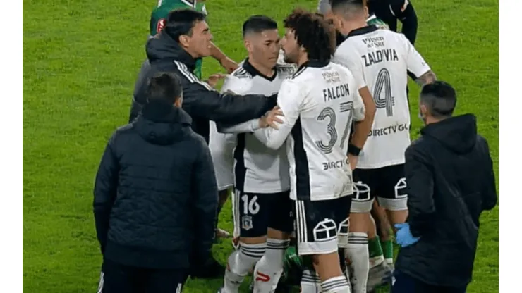 Maxi Falcón se llevó un tremendo reto por parte de Gustavo Quinteros