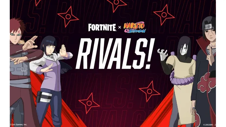 Será el segundo crossover que tienen Fortnite y Naruto