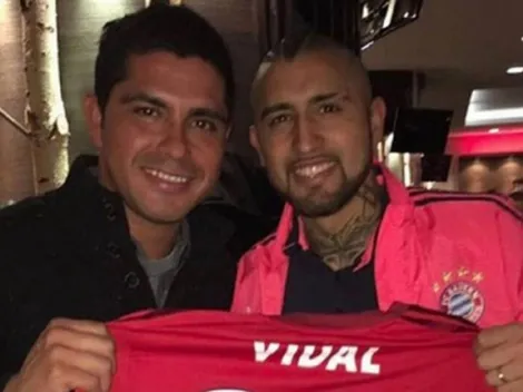 El saludo de Arturo Vidal por el cumpleaños de Miguel Riffo