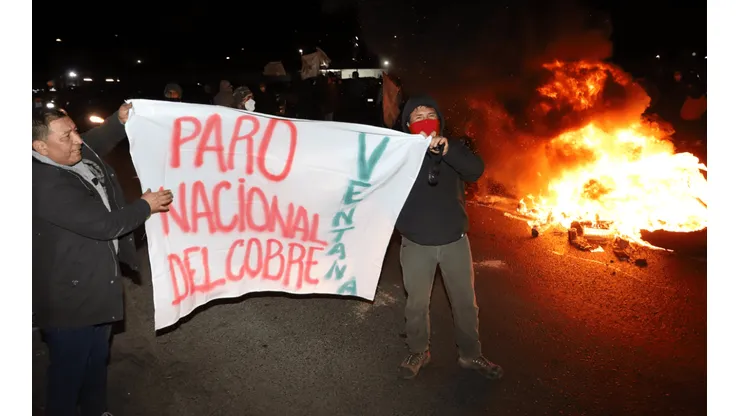 ¡Comenzó el paro de Codelco!