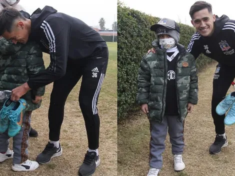 Solari y Colo Colo cumplen el sueño de pequeño hincha