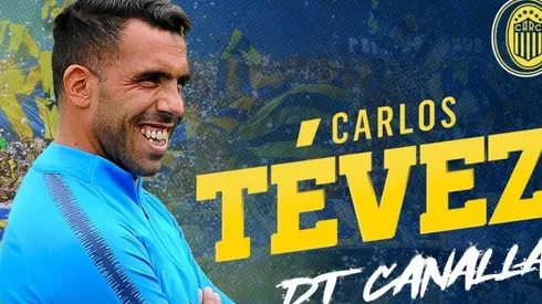 Tévez firmó un contrato de 12 meses con los canallas