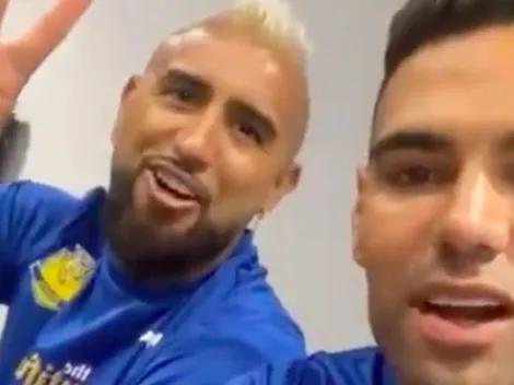 ¿King parcero? Falcao seduce a Vidal para ir a Colombia