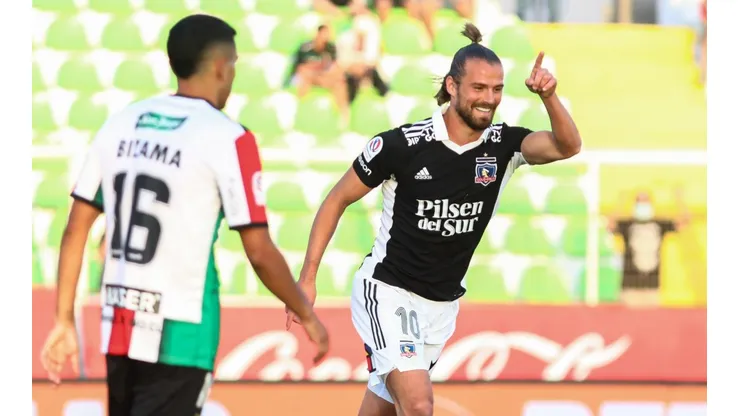 Santos anotó ante Palestino el único gol con la camiseta de Colo Colo