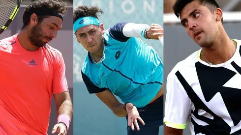 Tabilo, Lama y Barrios cayeron este lunes en el circuito ATP