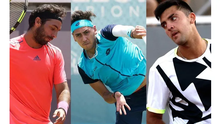 Tabilo, Lama y Barrios cayeron este lunes en el circuito ATP