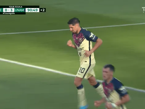 Valdés anota gol de la honra de América ante Pumas en pretemporada