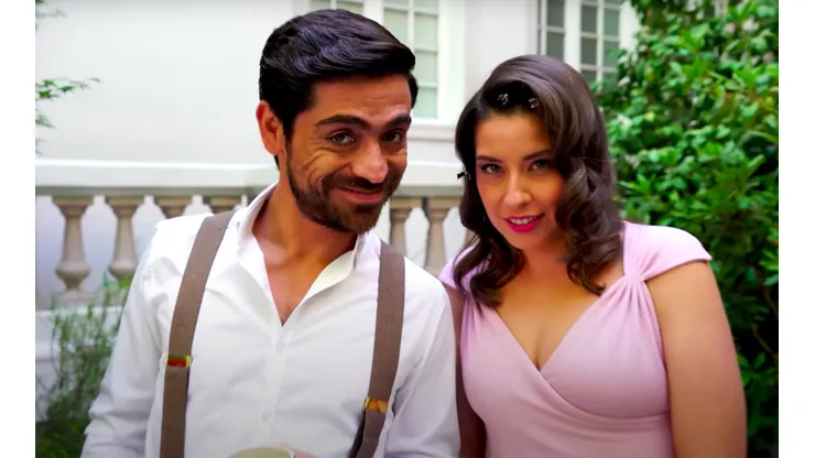 Etienne Bobenrieth, de #PobreNovio, y María José Quintanilla.