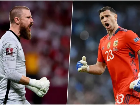 Dibu respalda al portero australiano: "Está perfectamente bien"