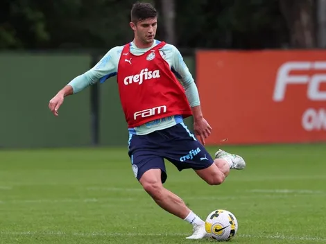 Kuscevic es pura sonrisa en su regreso al Palmeiras